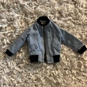 Kids Blue Bomber Jacket
